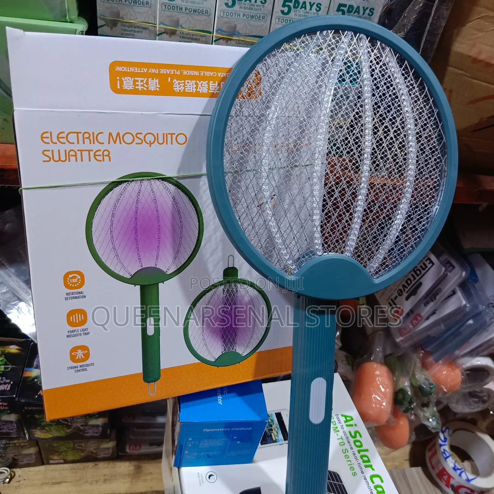 Foldable Electric Mosquito Swatter