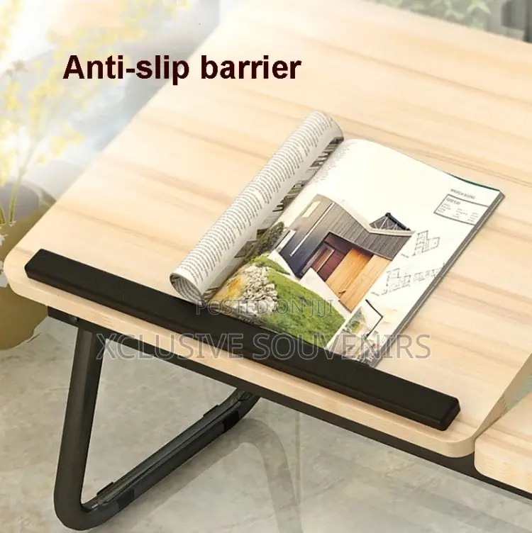 Heavy Duty Foldable Laptop Desk For Bed With Cup Holder