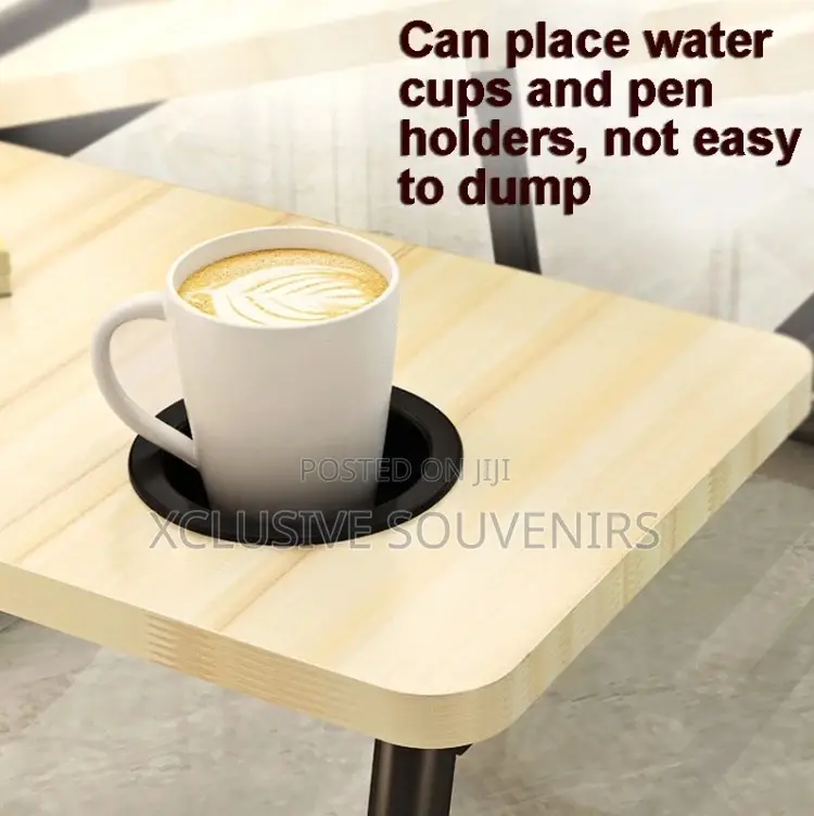 Heavy Duty Foldable Laptop Desk For Bed With Cup Holder