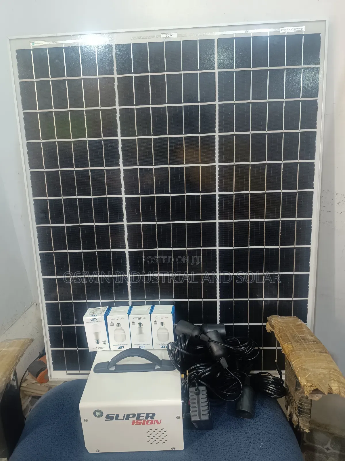 Super Vision 300w Solar Generator With Extra Battery Space