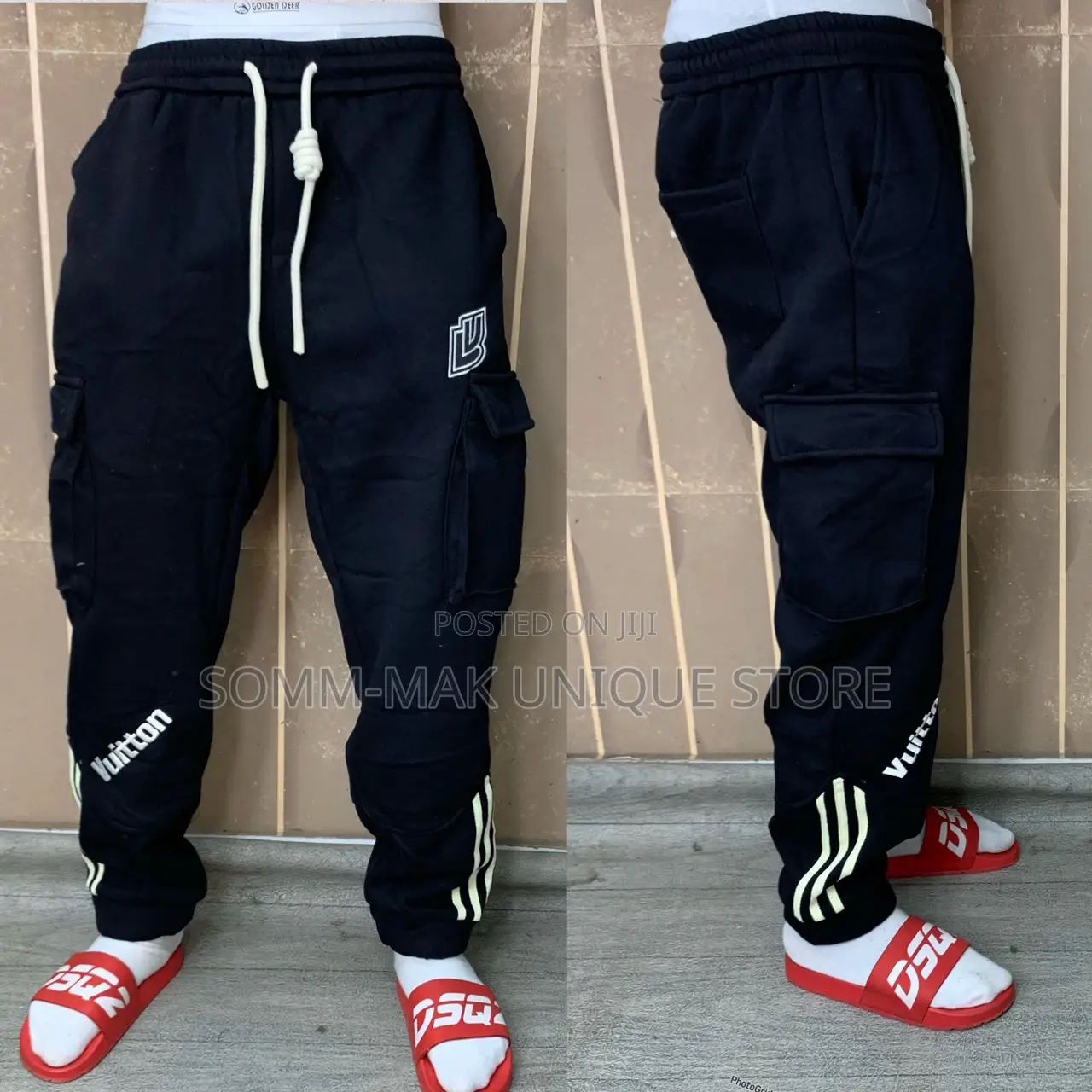 Mens Trousers Casual Trendy Combat Sport Pants Jogger