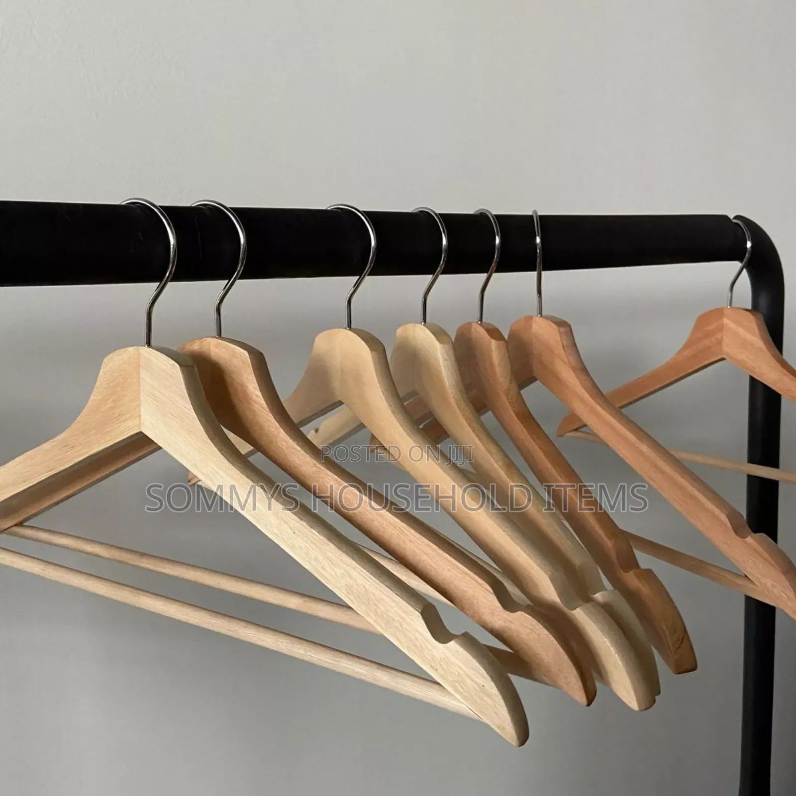 10set Wooden Cloth Hanger (Non Slip)