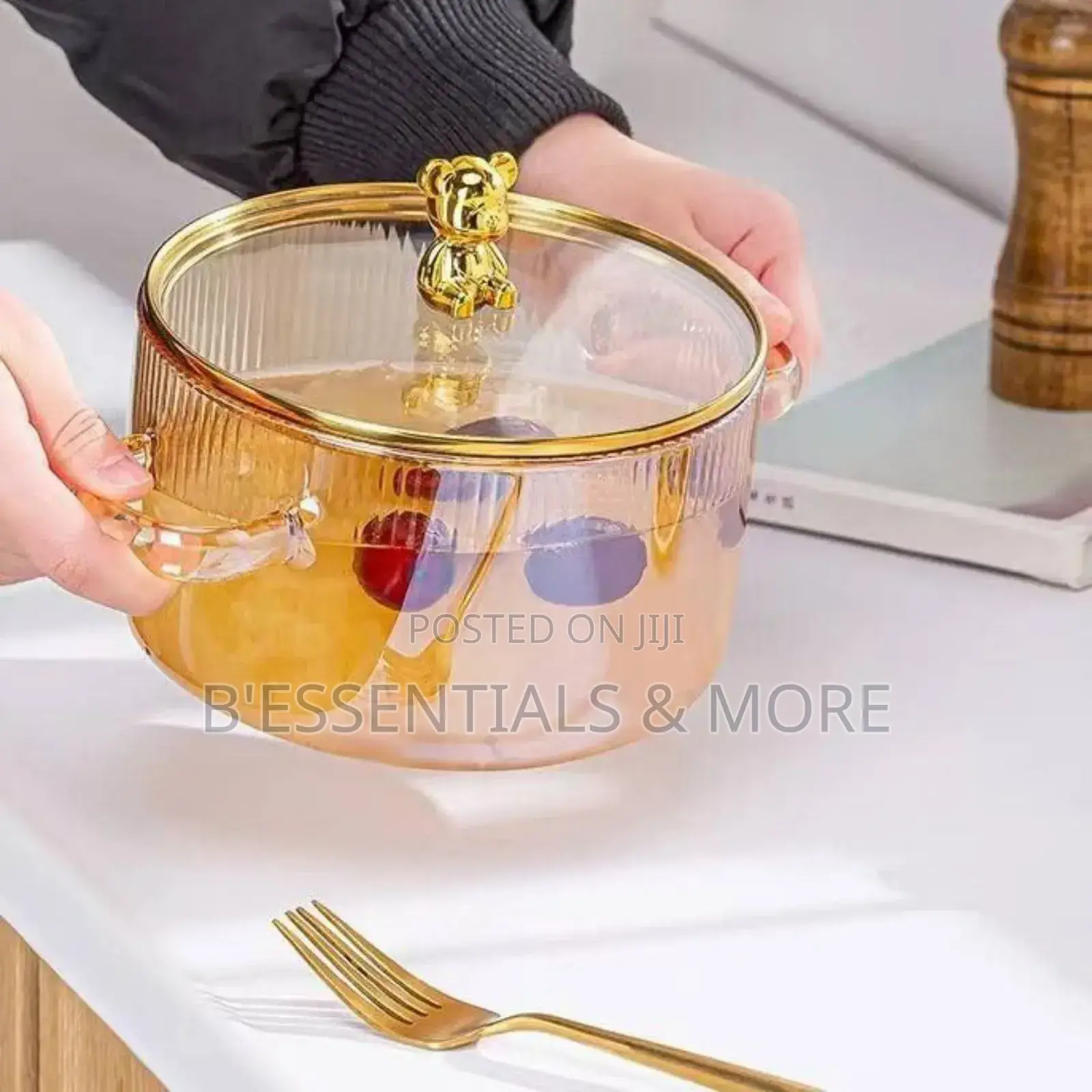 1.3litres Glass Cooking Pot