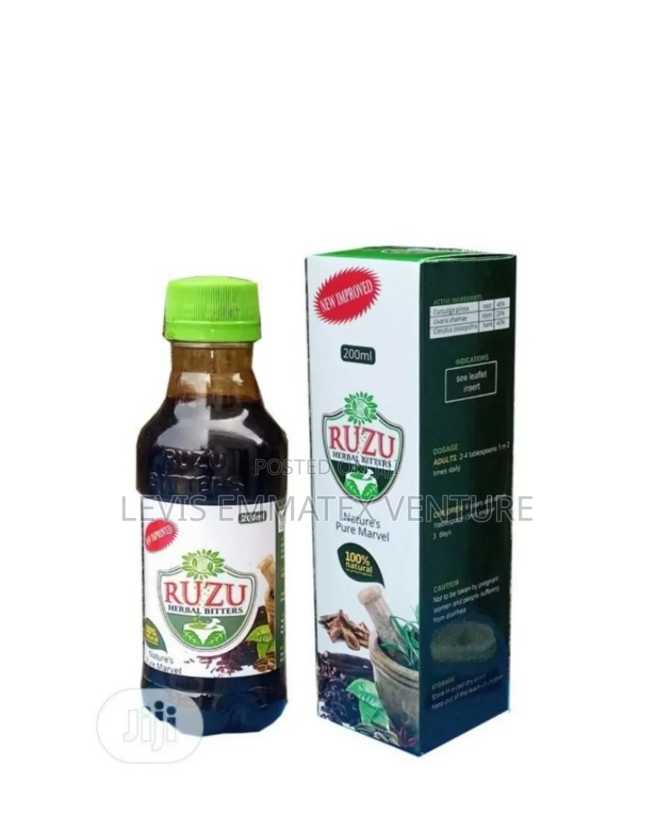Ruzu Herbal Bitters - 100% Natural - 200ml
