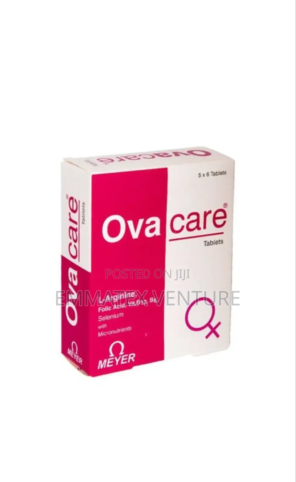 Ovacare Supplement for Infertility in Women - 5 X 6 Tablets