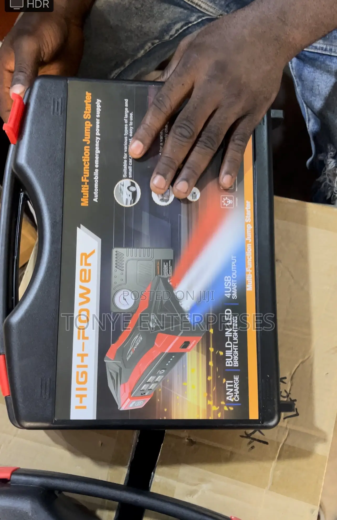 Power Bank With Tire Inflator