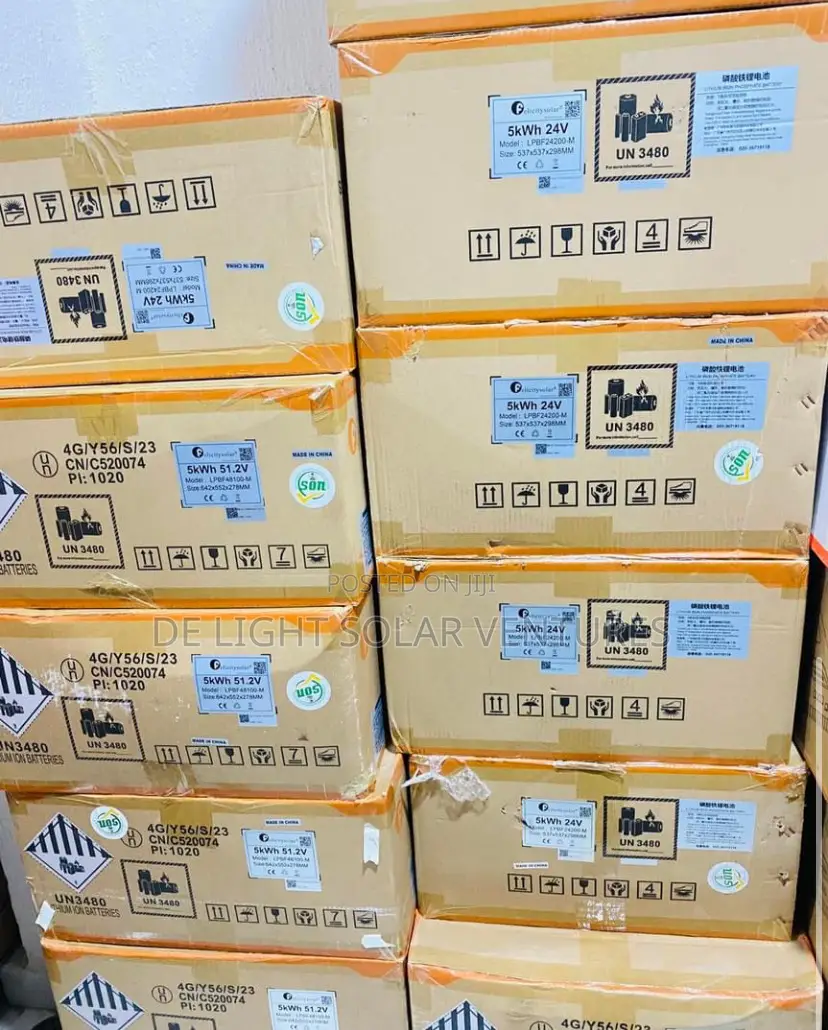 Felicity 5kwh Lithium Battery. 24v 51.2v Available.