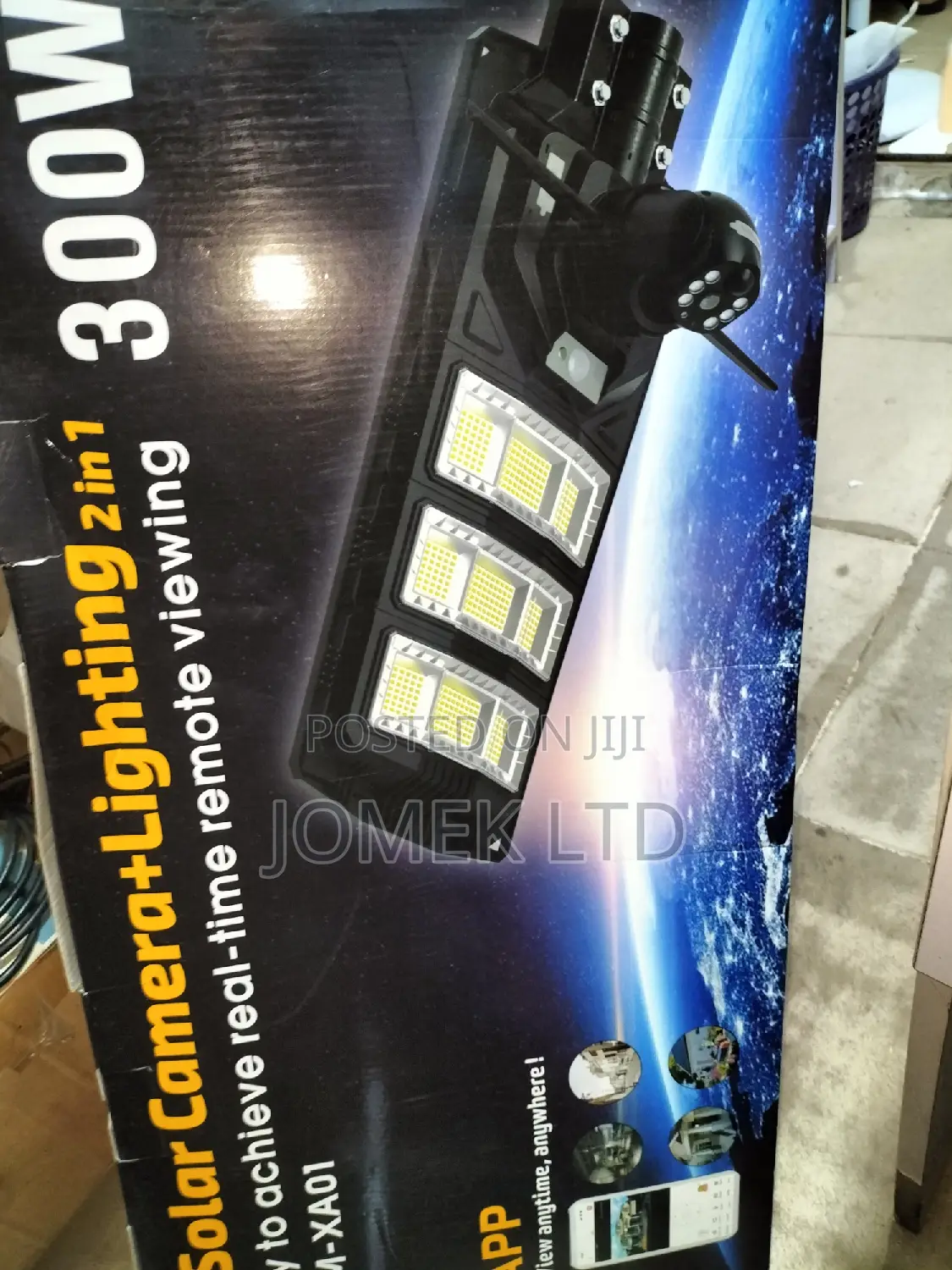 Solar Powered Security Camera Street Light Outdoor 300 Watt