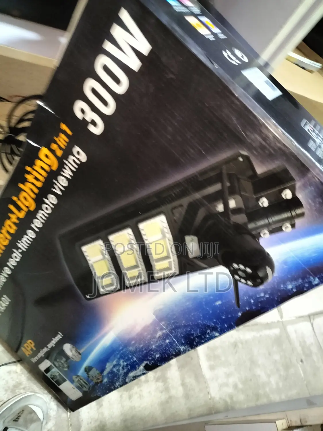 Solar Powered Security Camera Street Light Outdoor 300 Watt