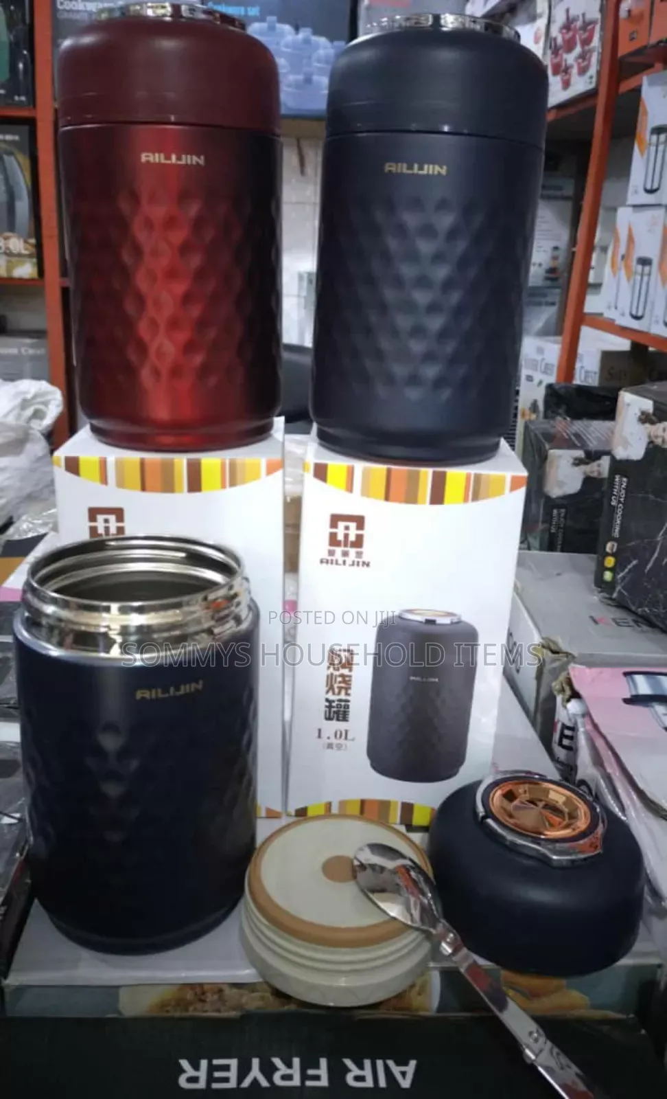 1l Ailijin High Quality Insulated Food Flask