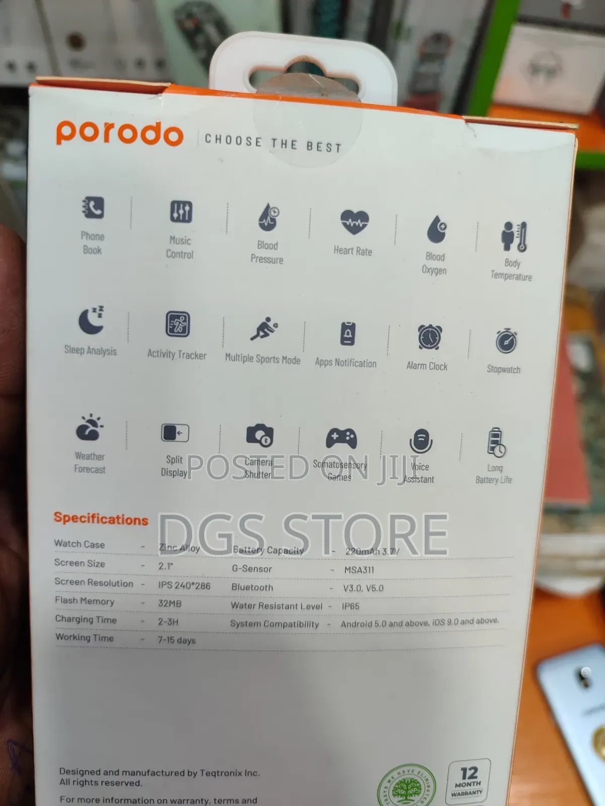 Porodo Magnifico 2 Smart Watch