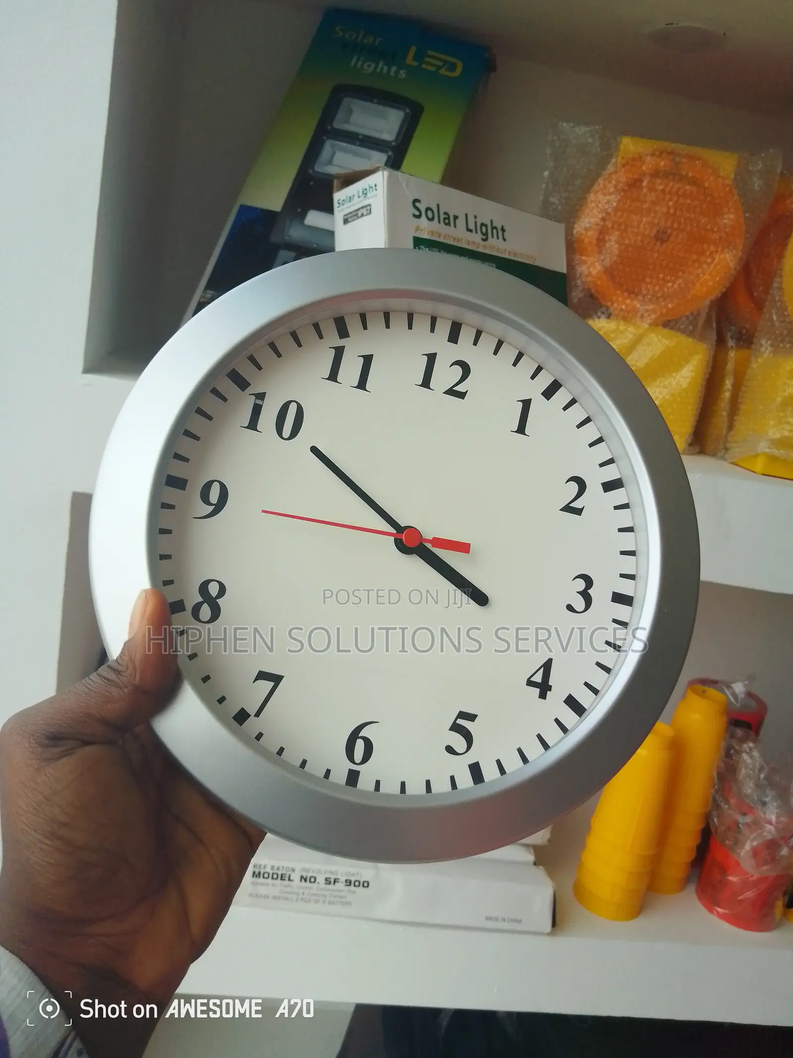 Hidden Camera Alarm Clock for Home Security Nanny Cam Suppor