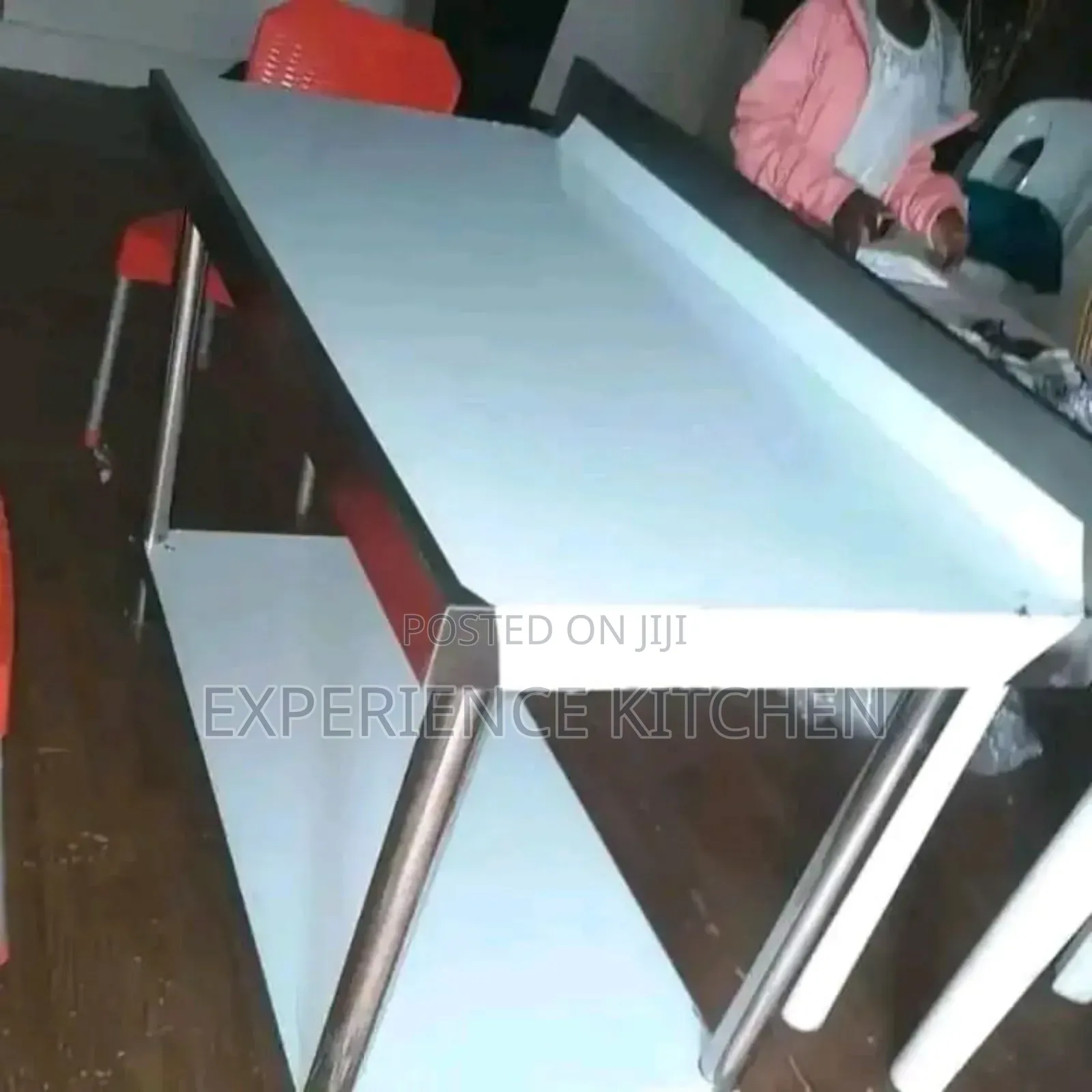 Stainless Steel Table With Back(6ft)