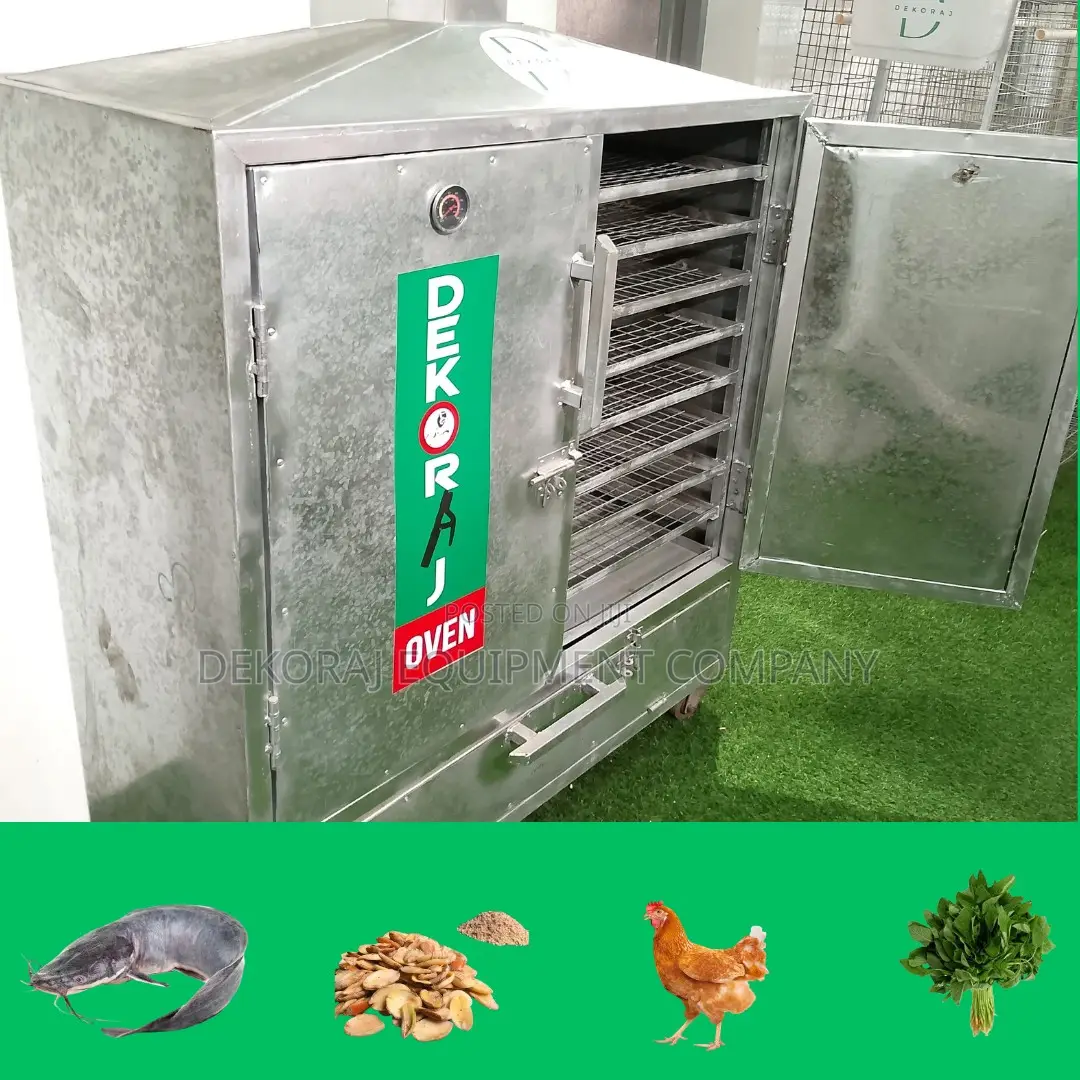 Flexible 400pcs Fish Drying Oven With Dual Energy Sources