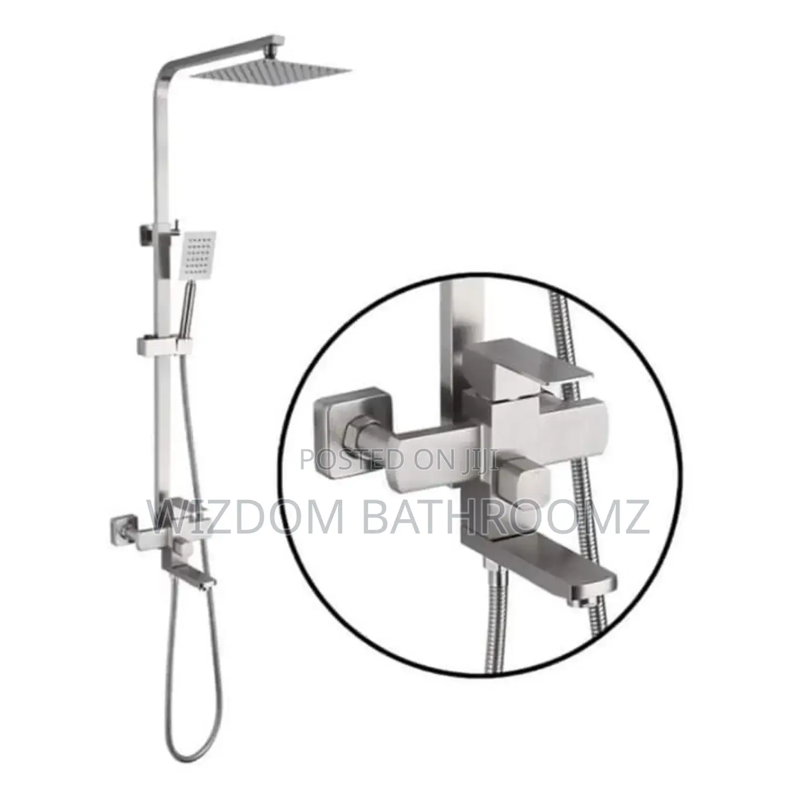 Square Antirust Shower