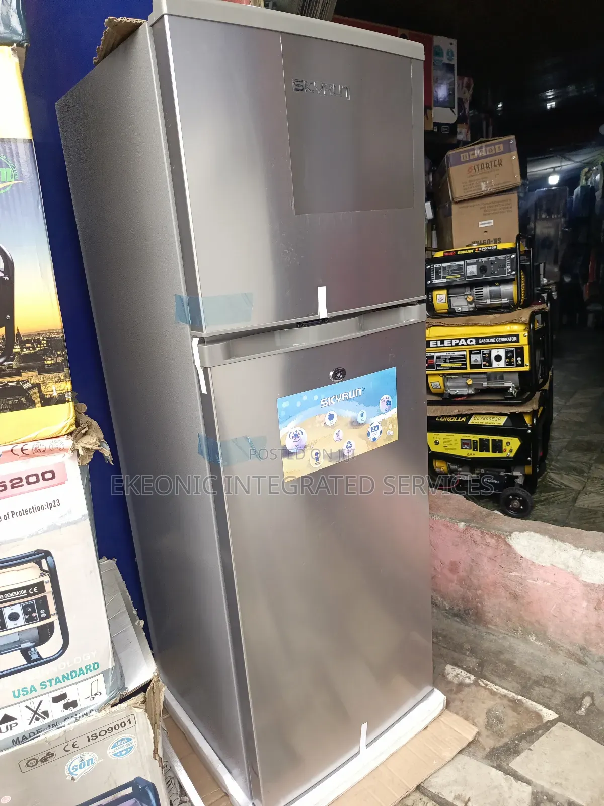 Skyrun Refrigerator Copper Double Door