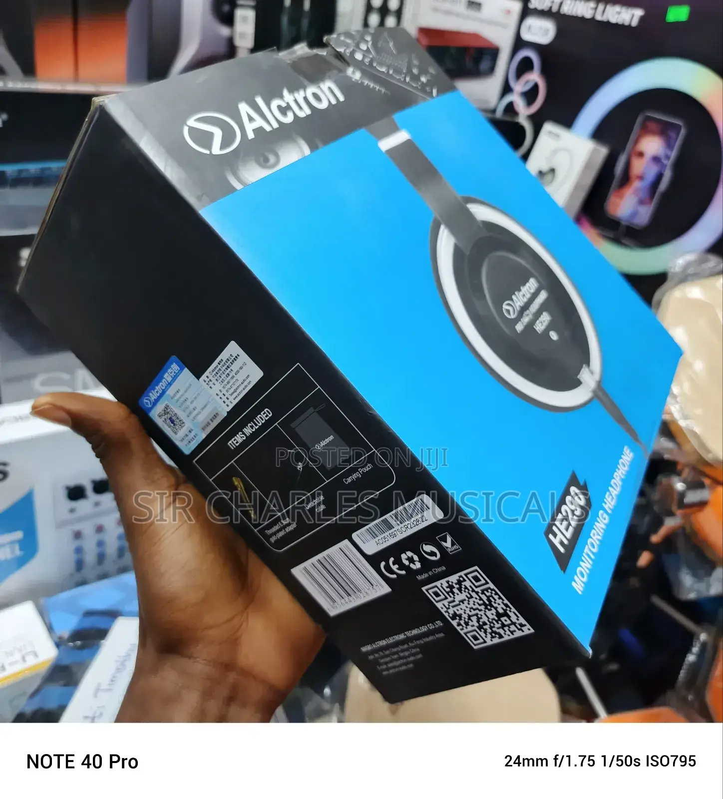 Original Alctron HE290 PRO Monitoring Studio Headphone
