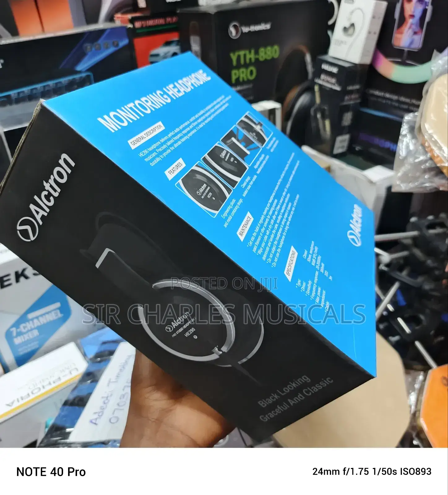 Original Alctron HE290 PRO Monitoring Studio Headphone