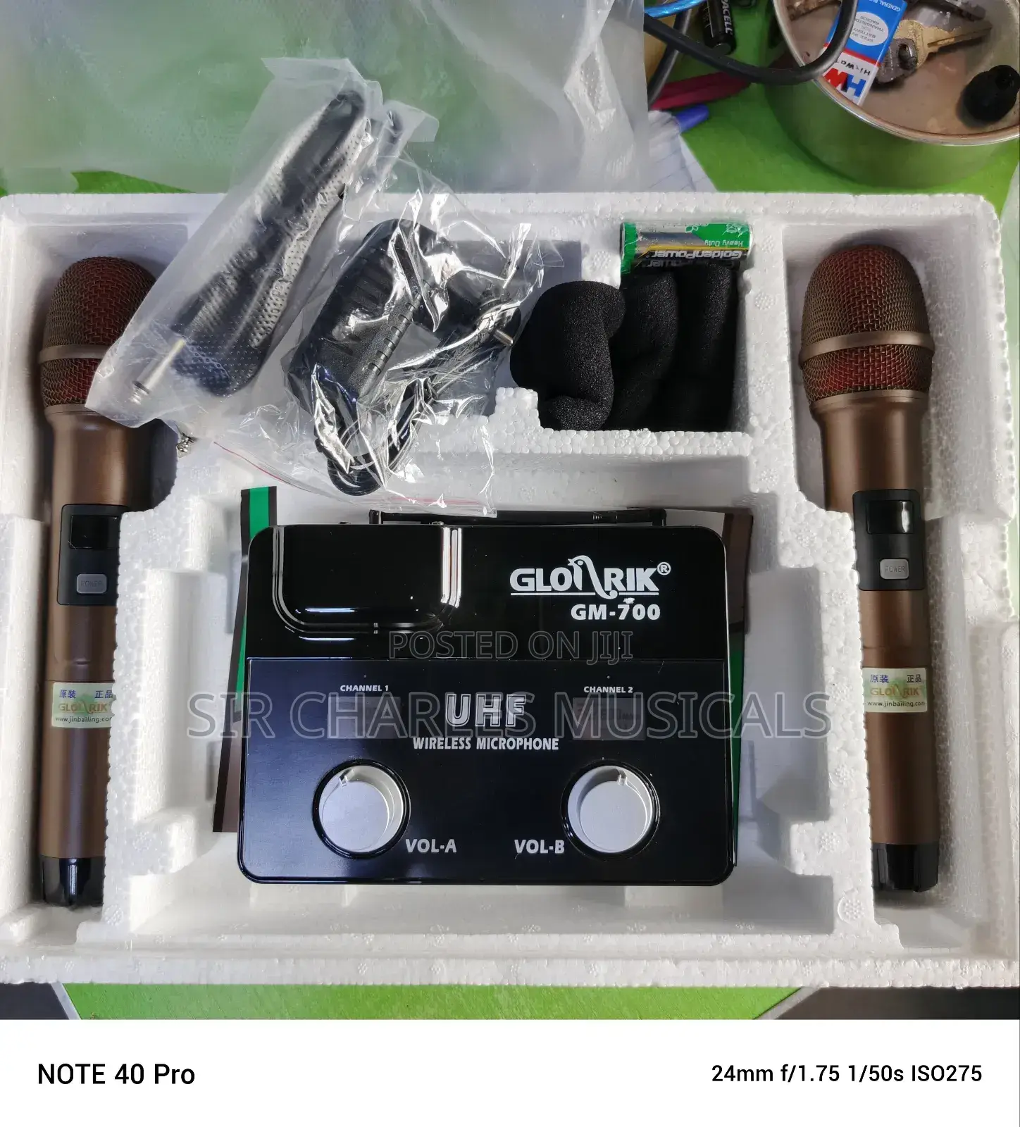 Glorik Gm 700 Professional Wireless Microphone