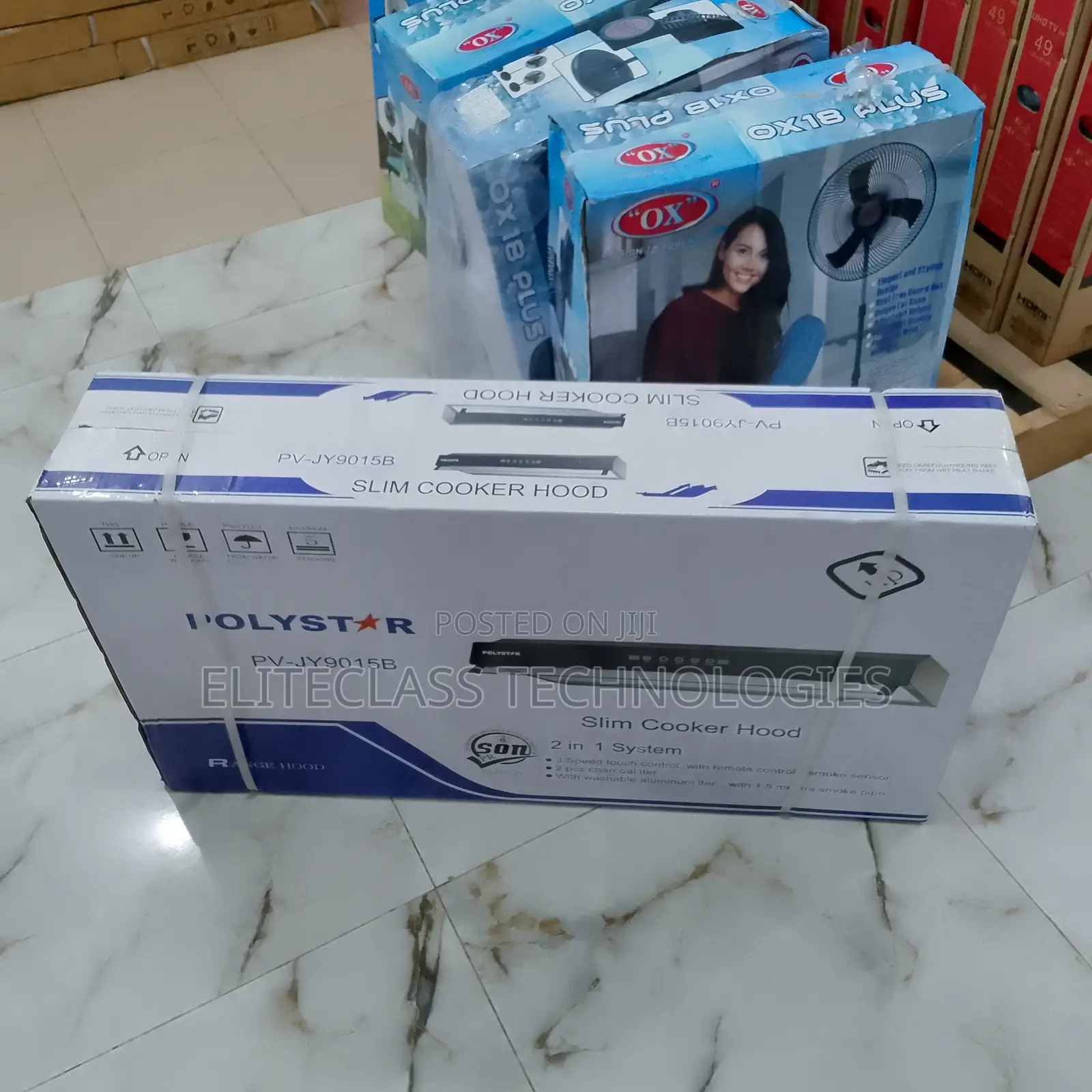 The Top Quality Polystar Slim Cooker Hood ''Pv-Jy9015b''