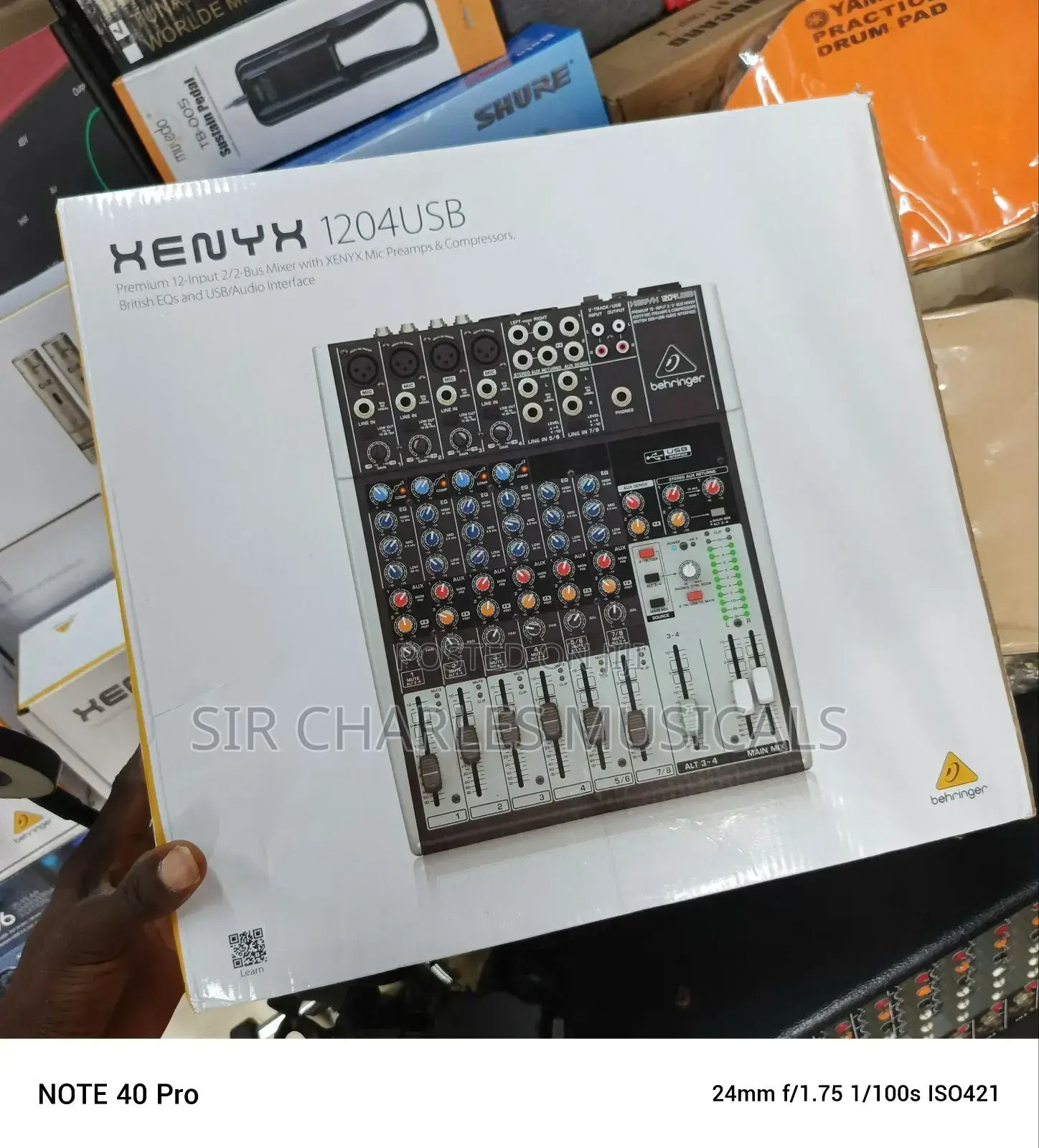 Behringer Xenyx 1204USB 8 Chanel Mixer
