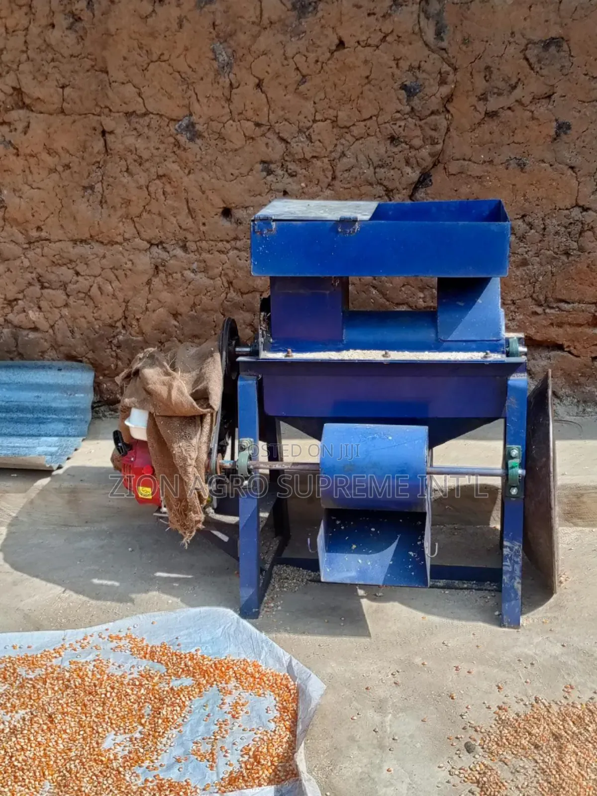 500kg ~1000kg/Hr Capacity Maize Sheller Machine
