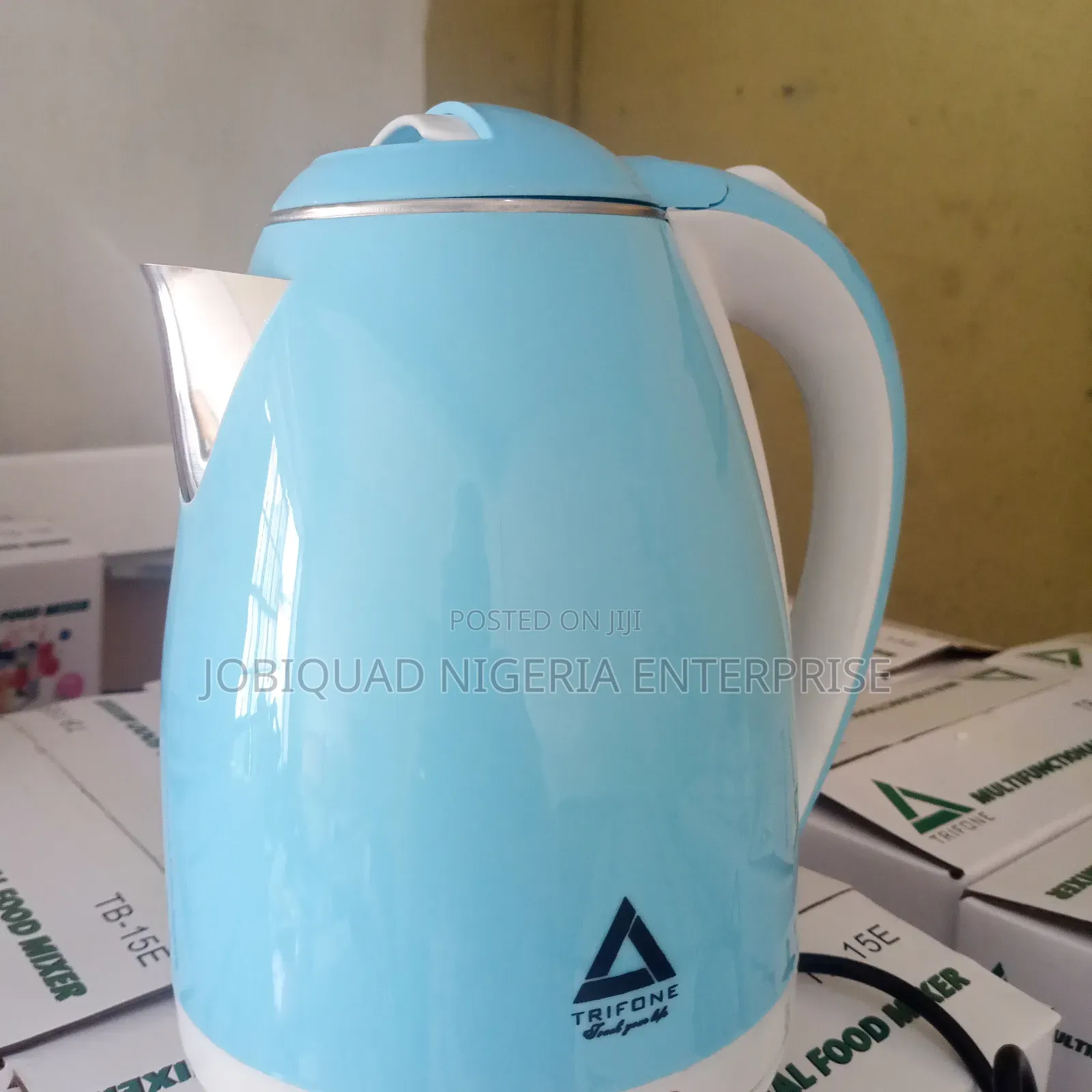 Electronic Cordless Jug Kettle Metallic Blue Color 2 Litres