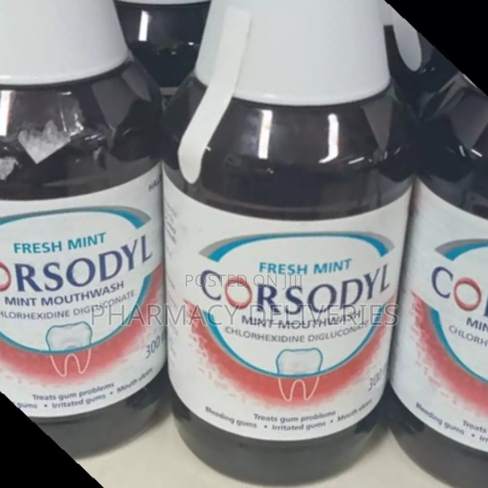 Corsodyl Alcohol Free Mint Flavour Mouthwash Available
