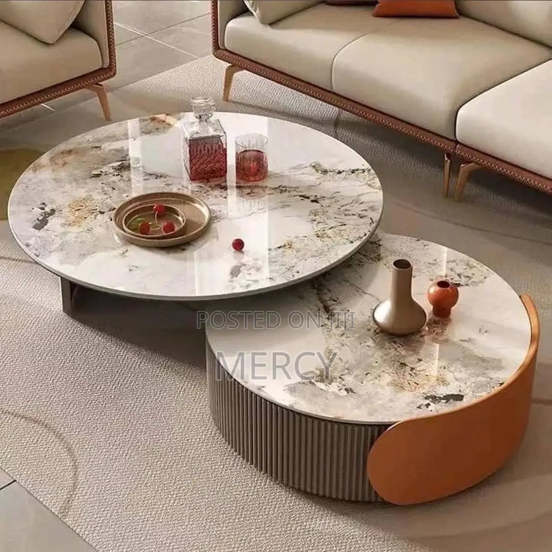 2 In1 Center Table With Marble Top