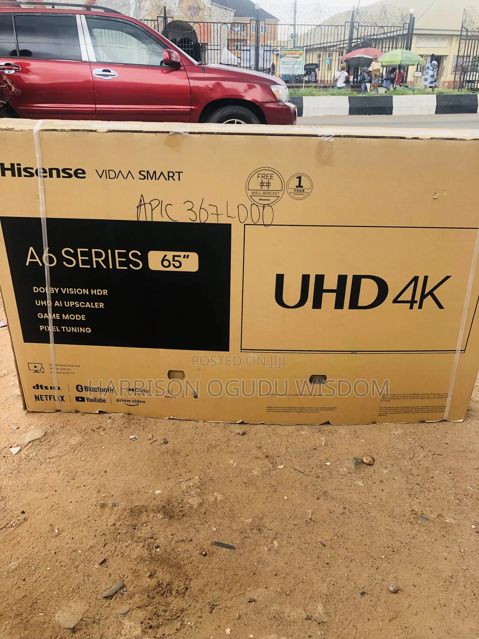 Original Hisense 65” Smart Tv for Sale