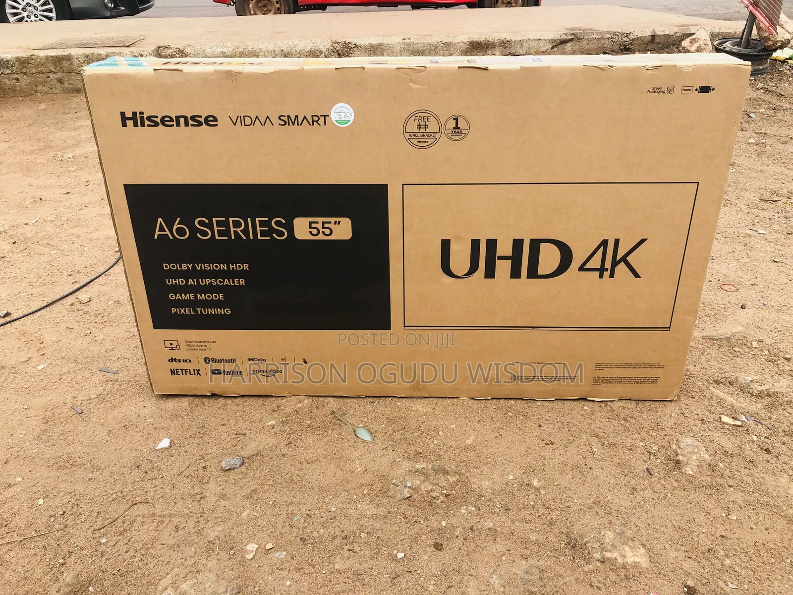 Original Hisense 55” Smart Tv for Sale
