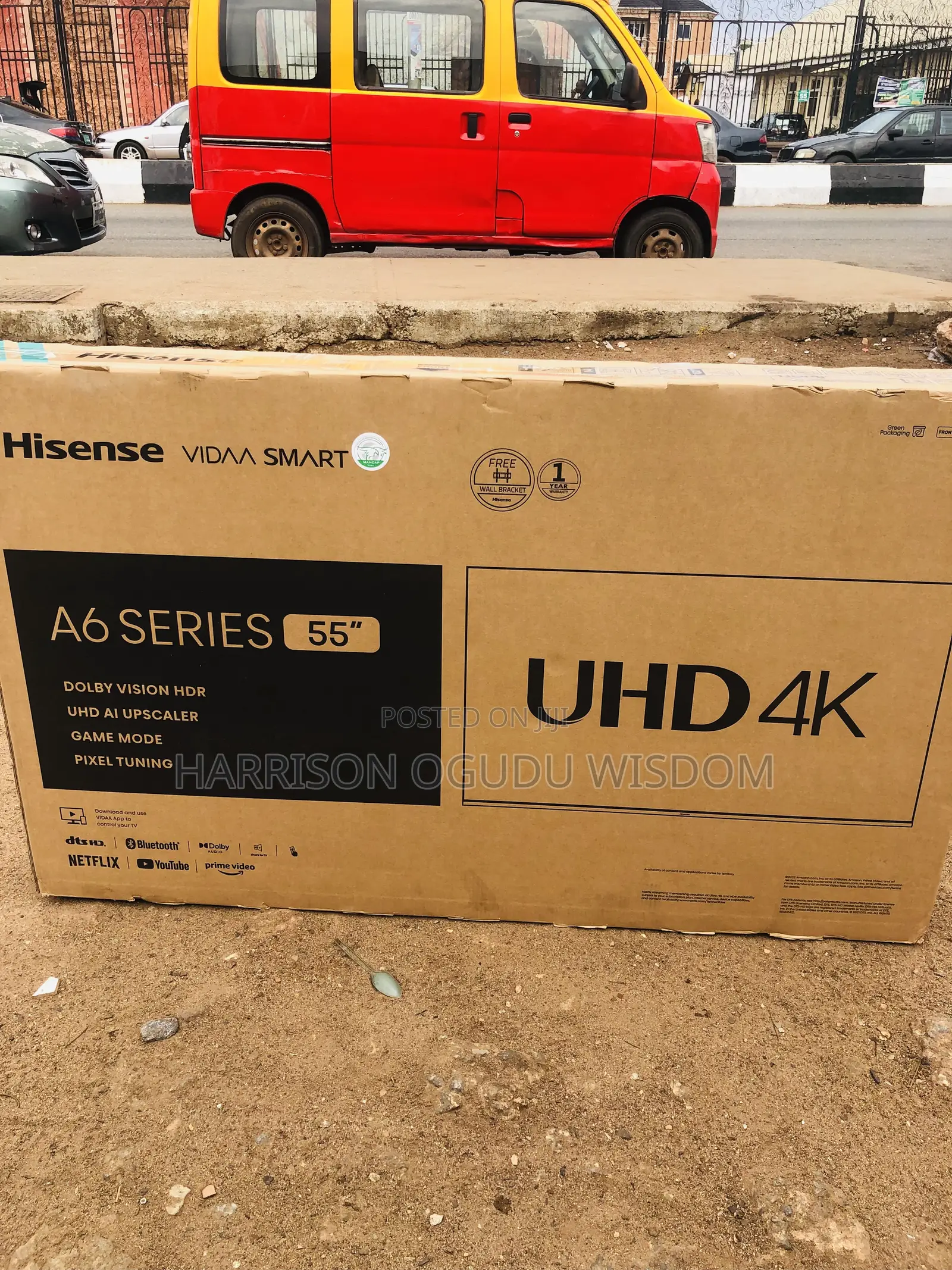 Original Hisense 55” Smart Tv for Sale