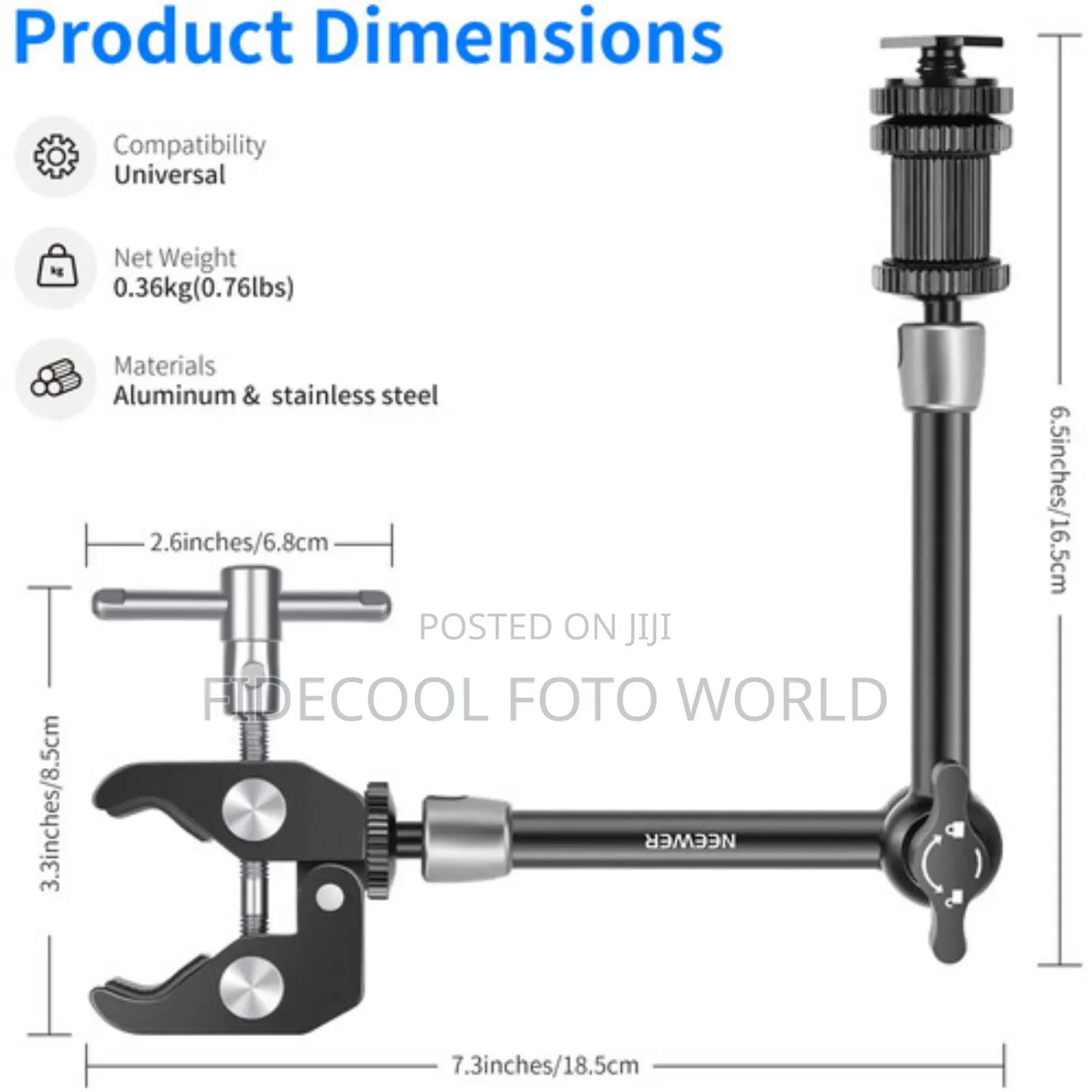 Magic Arm 11" With Clamp