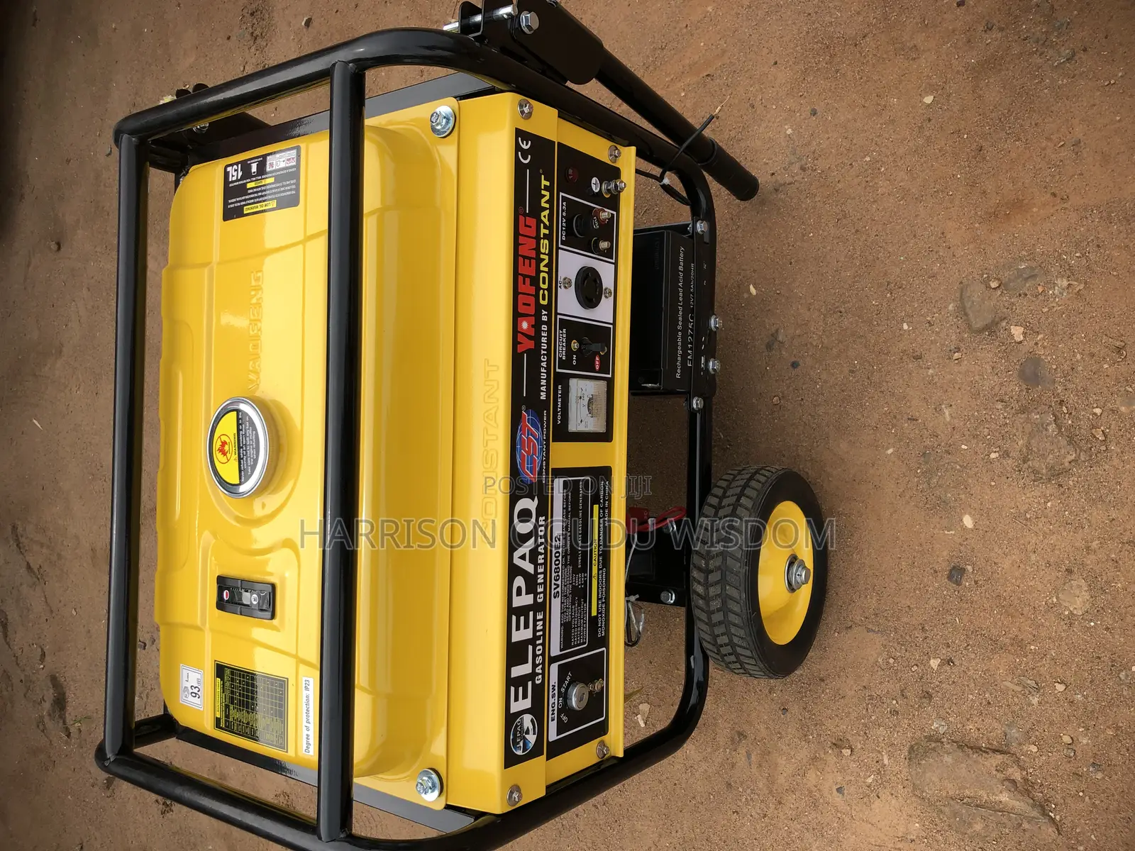 Constant Elepaq Generator 4.5 Kva Available