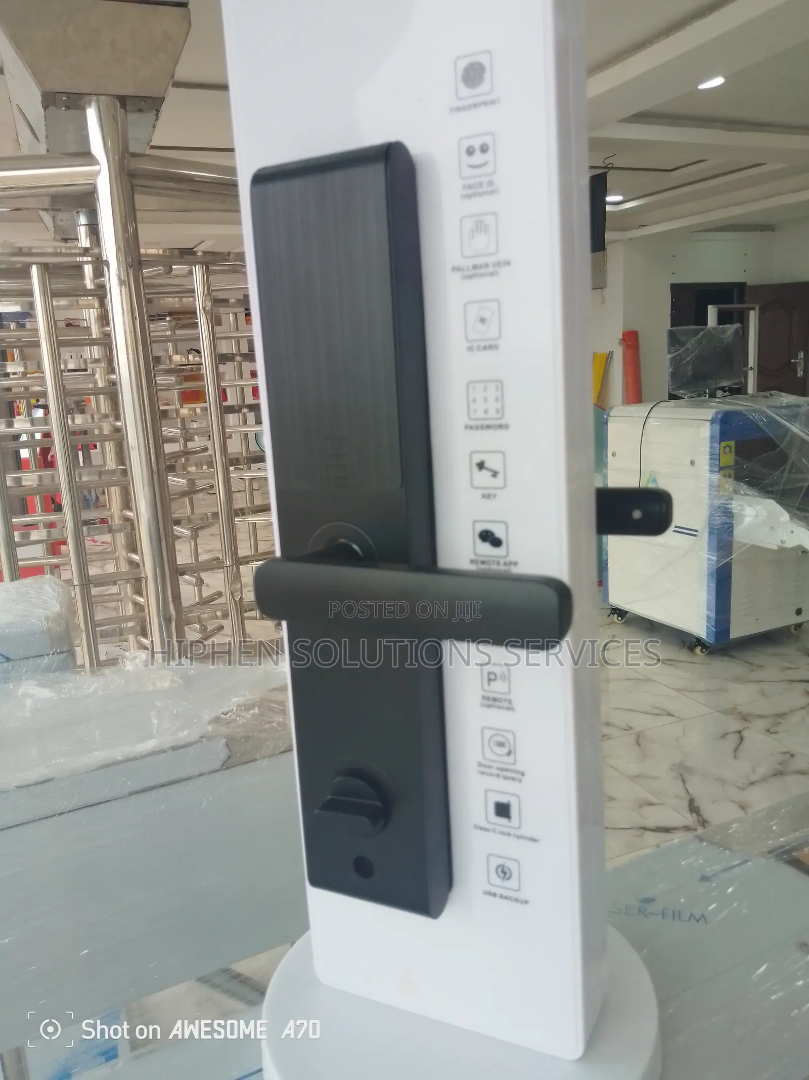 Control Outdoor Digital Fingerprint Lock Safe for Front Door