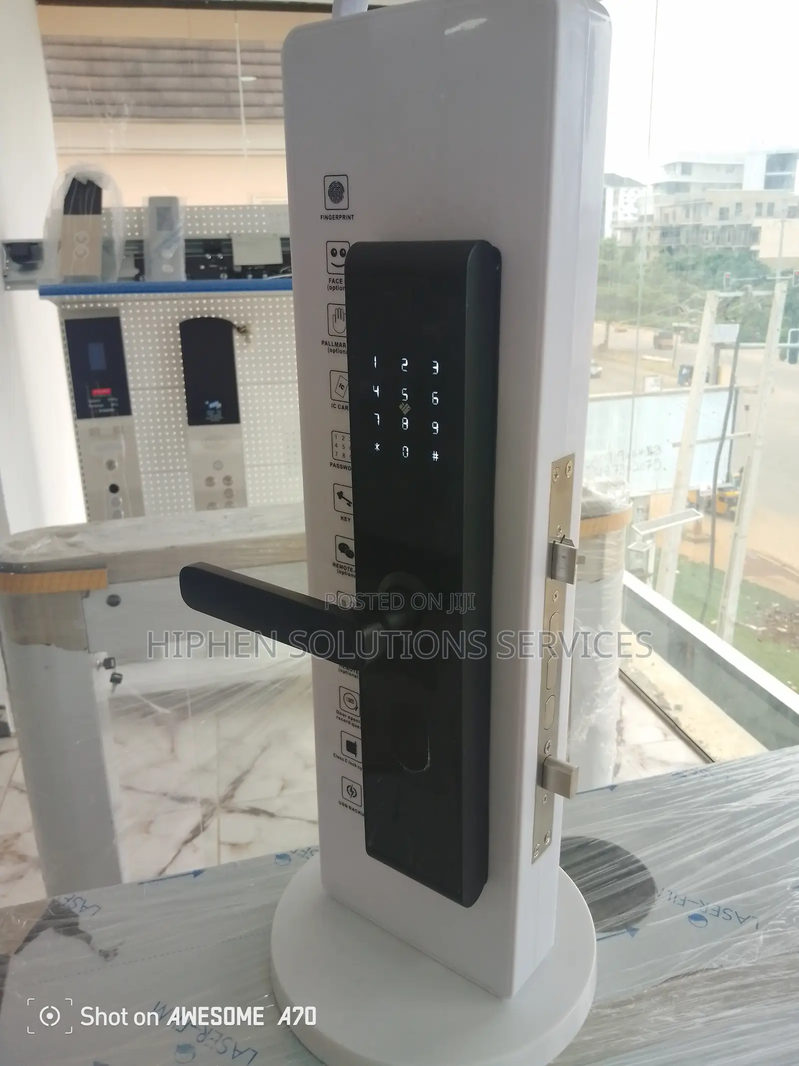 Control Outdoor Digital Fingerprint Lock Safe for Front Door