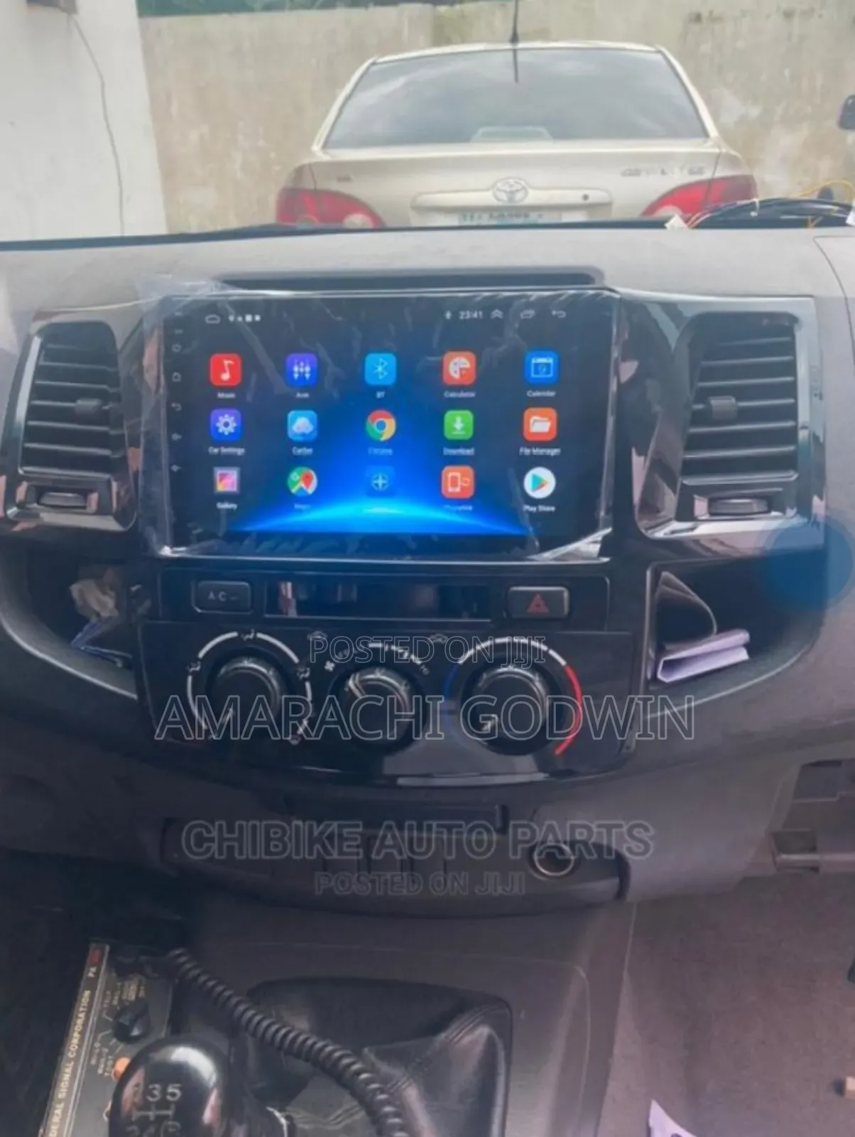 Toyota Hilux Android Navigation Screen