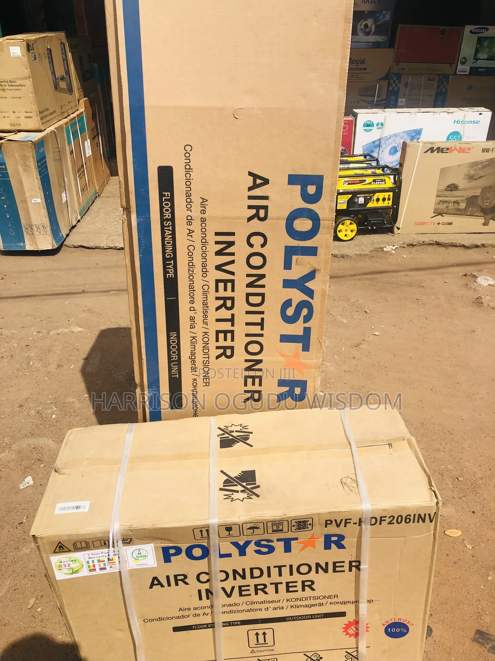 Polystar 2:Hp Standing Inverter Air Conditioner