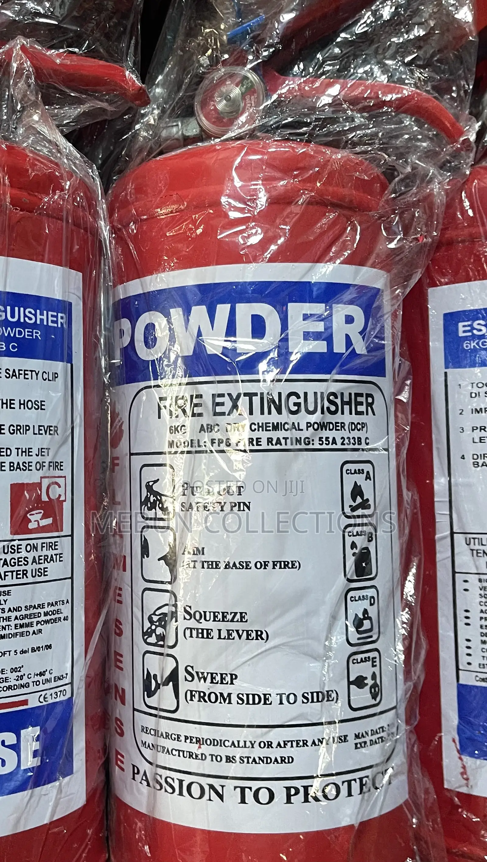 Dry Chemical Powder Fire Extinguisher 6kg