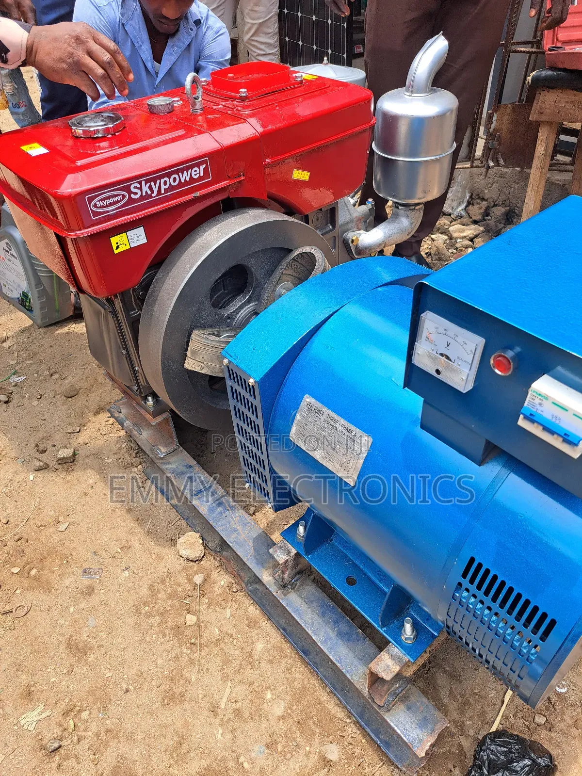 《》Skypower Diesel Gen 1115 Engine With 20kva Alternator 100%