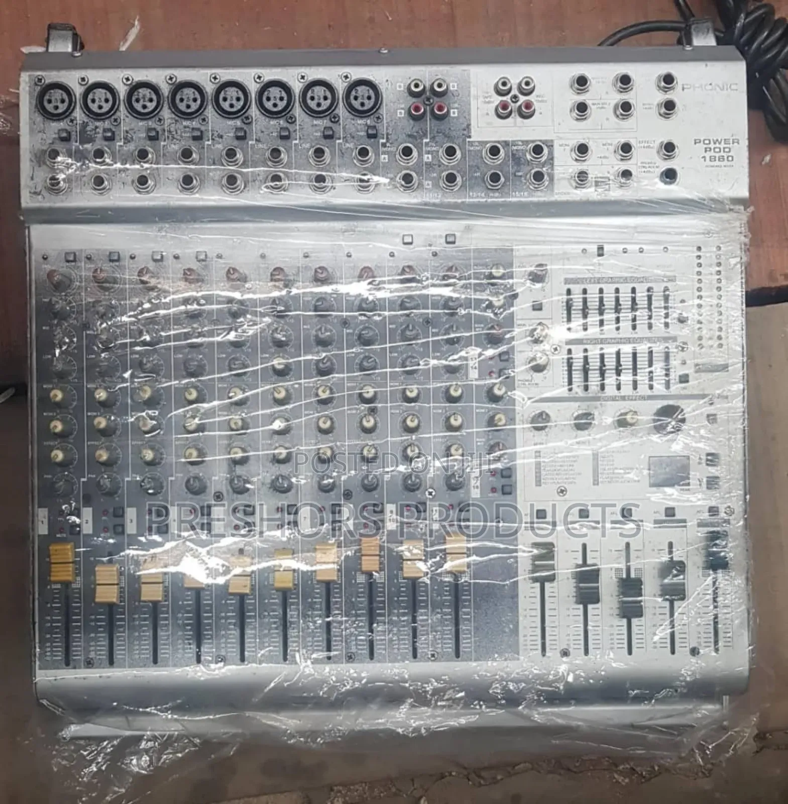 8CHANNELS FLAT Mixer Amplifier Phonic Power Pod