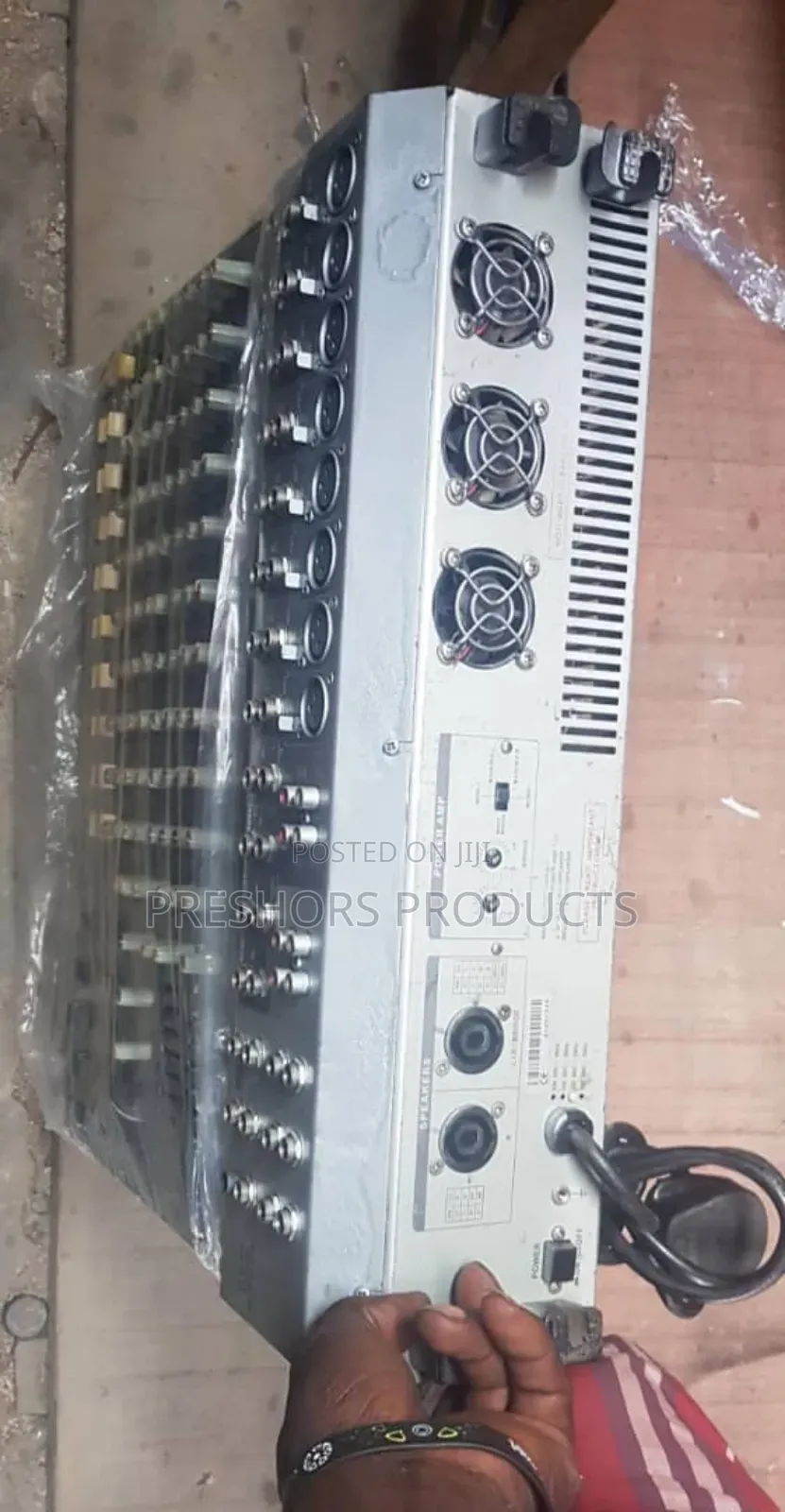 8CHANNELS FLAT Mixer Amplifier Phonic Power Pod