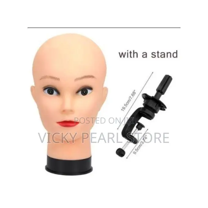 Mannequin Dummy Babyhead With Clamp for Wig Making