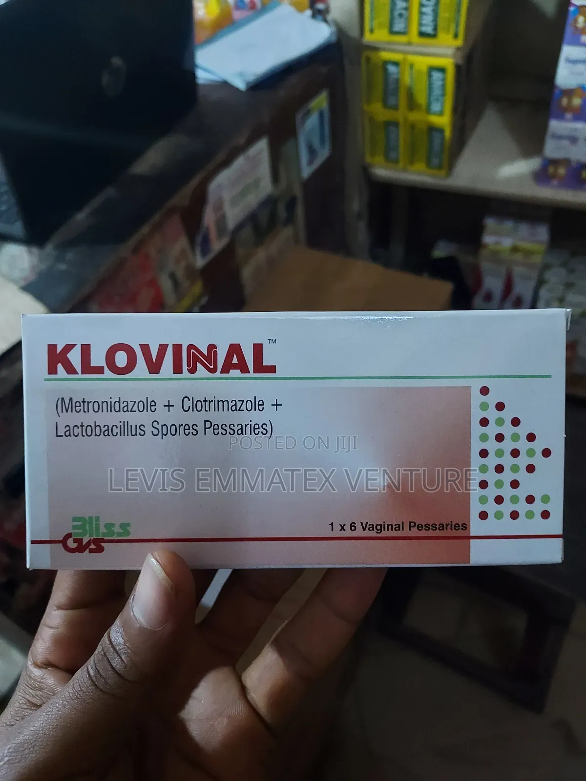 Klovinal Vaginal Pessaries - (Metronidazole/Clotrimazole)