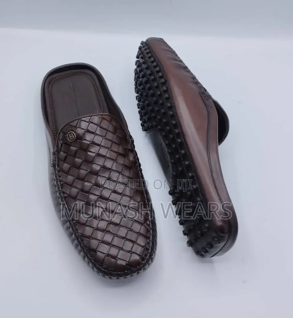 Pure Italian Leather Half Shoe