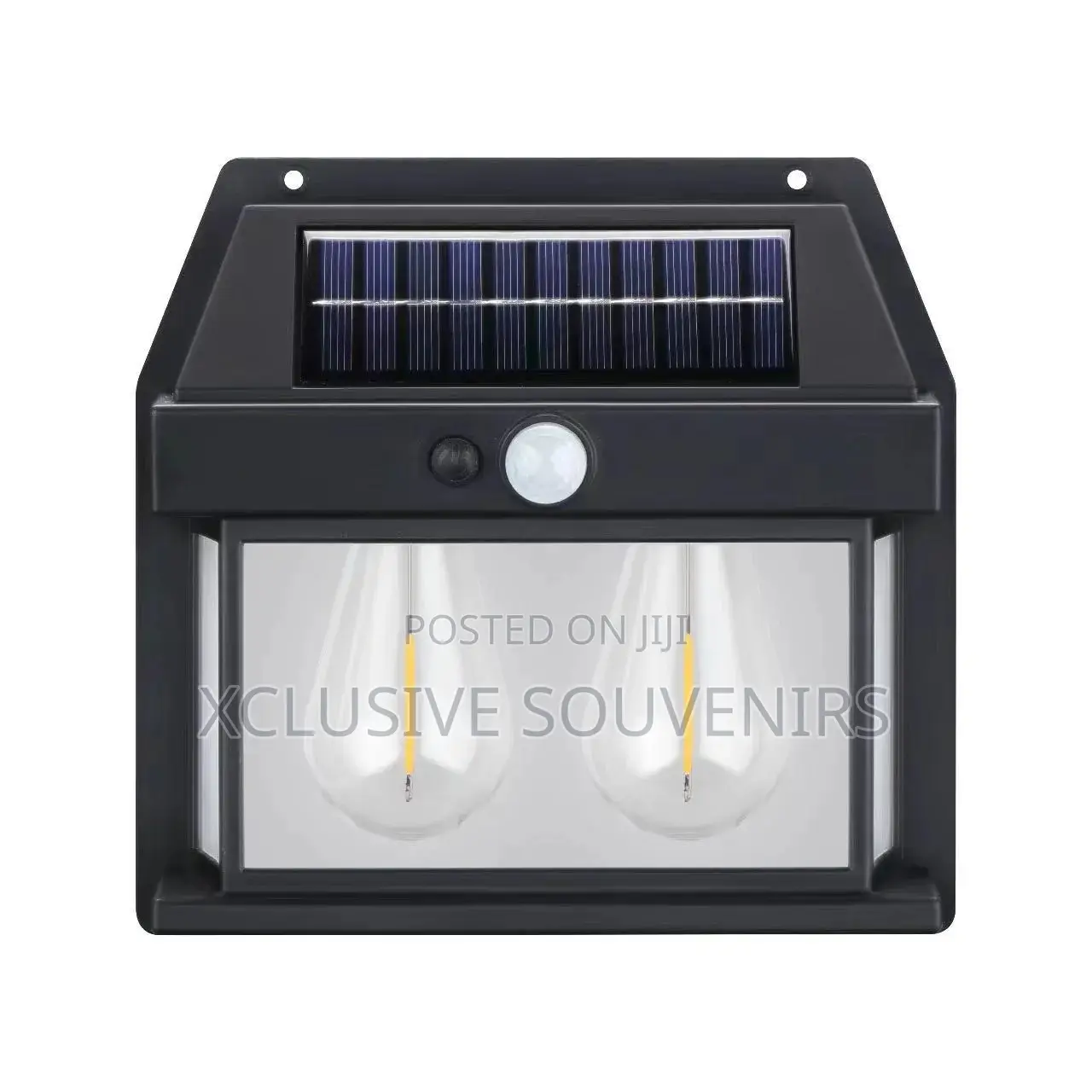 Double Bulb Solar Power Waterproof Wall Lamp Indoor/Outdoor
