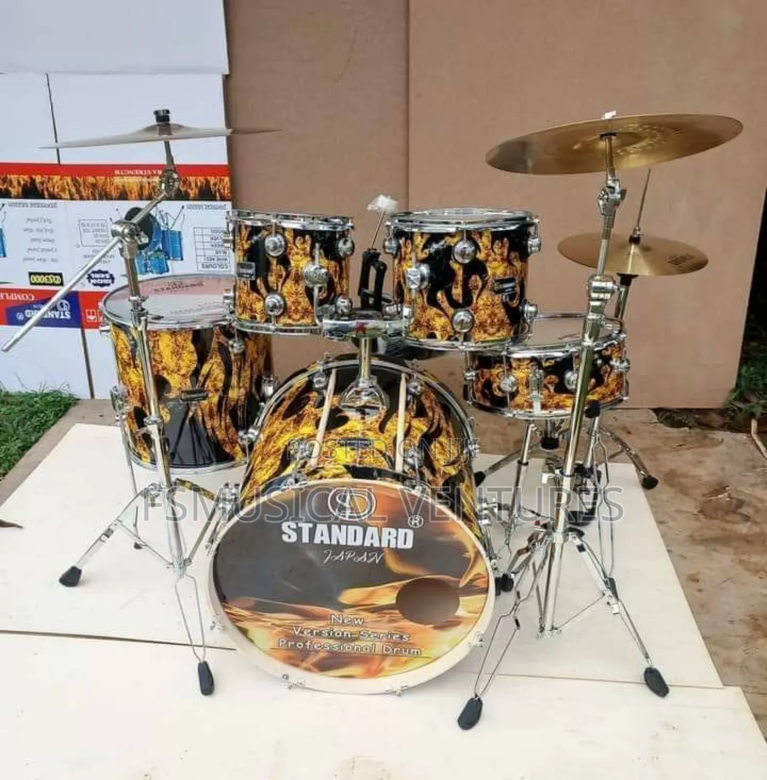 STANDARD JAPAN Professional Drums 5 Sets