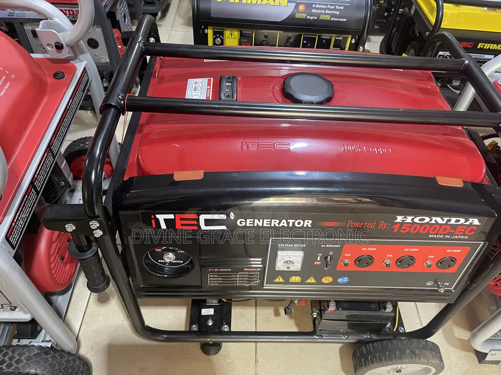 12kva Itec Honda Petrol Generator