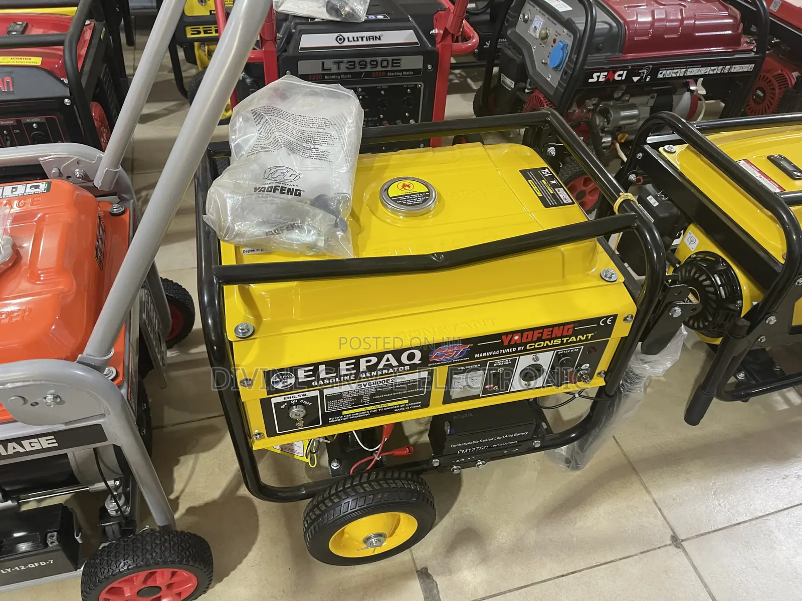 4.5kva Constant Elepaq Petrol Generator