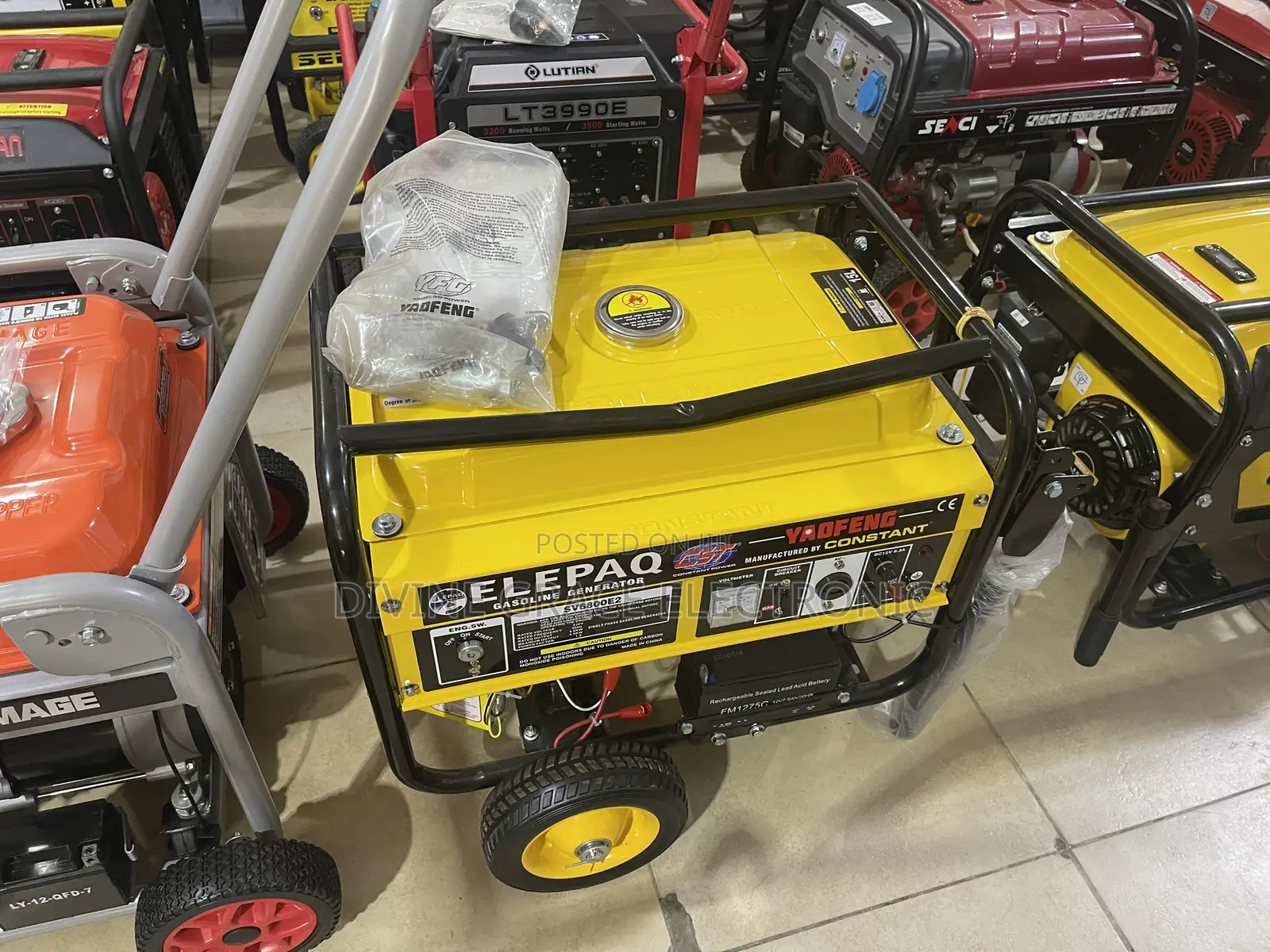 4.5kva Constant Elepaq Petrol Generator